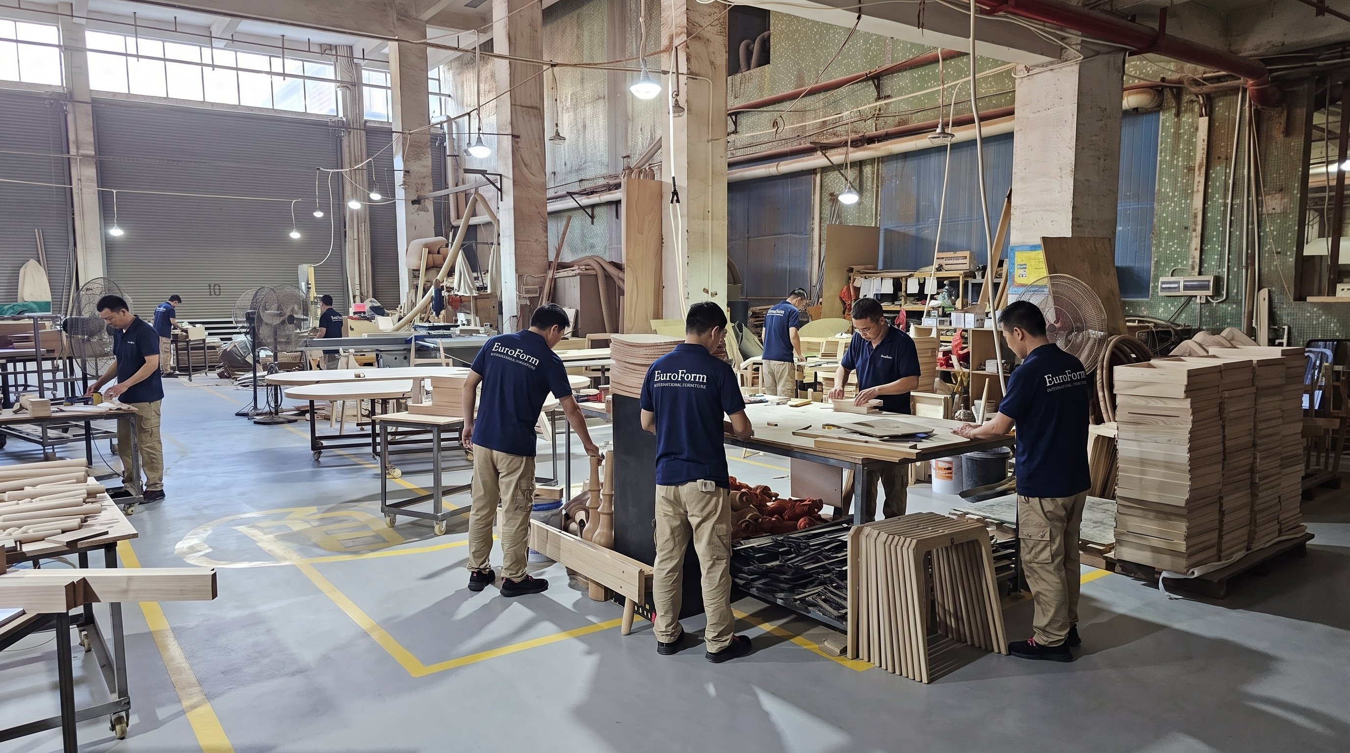 EuroForm manufacturing factory floor